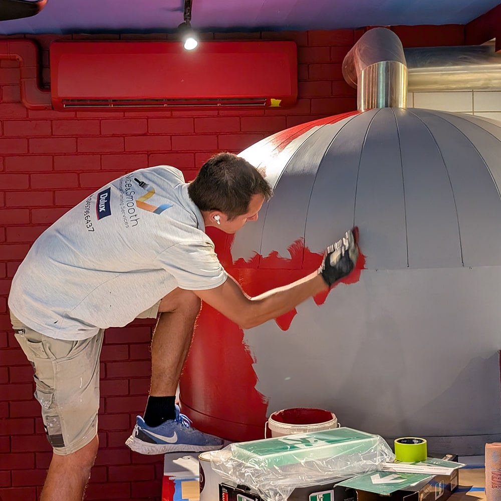 pizza oven painting min Nice and Smooth Painting company Noosa pizza oven painting min Nice and Smooth Painting company Noosa