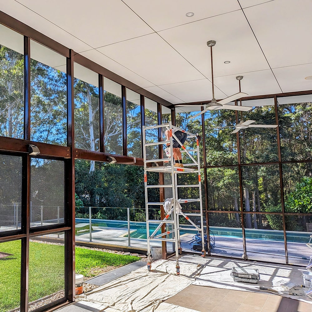scaffholding painters priming sanding Nice and Smooth Painting company Noosa scaffholding painters priming sanding Nice and Smooth Painting company Noosa