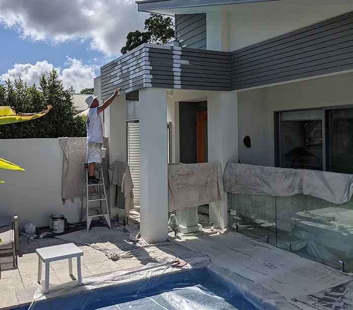 Noosa painting company Nice and smooth painting houses exterior homes QLD